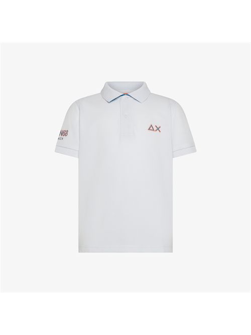 Polo in piquet di cotone SUN 68 | A35340//01